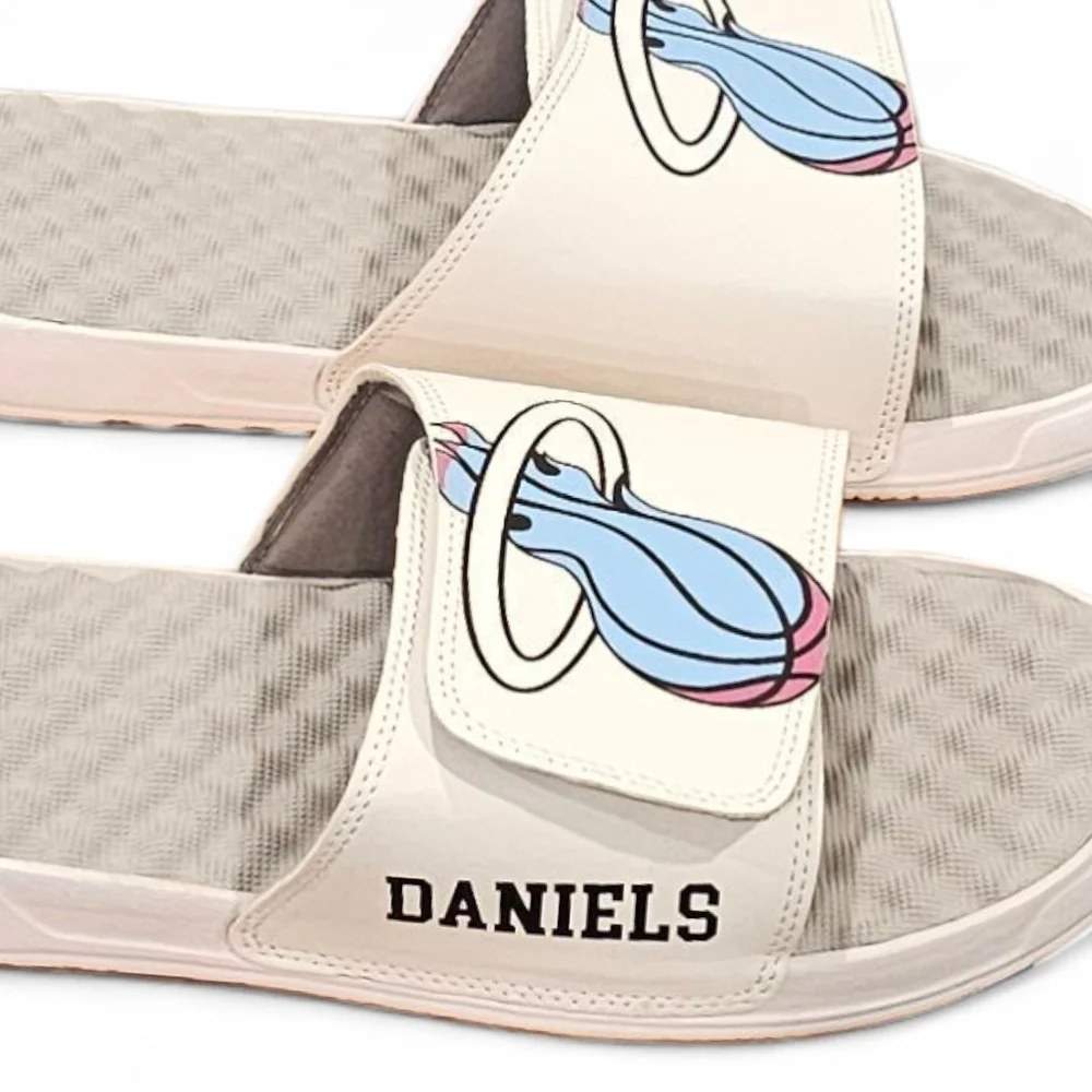 Islide Miami Heat Original Vice Logo Sandals Daniels Size 12